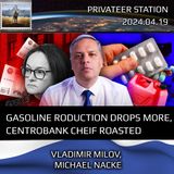 State of Russian Economy: Head of CentroBank Roasted. Gasoline Production Drops even more. by Milov & Nacke