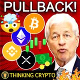 BITCOIN PULLSBACK! BNB FLIPS XRP & BANKS ADOPT CRYPTO!