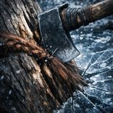 Snow-White and Rose-Red - Beard Trapped in Split Wood