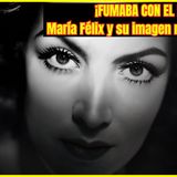 ⭐ICÓNICA Imagen de MARÍA FÉLIX Fumando que Sorprendió⭐