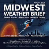 Storms, Shortwaves & the Bermuda High — Chicago Weather Brief, Aug 9, 2026