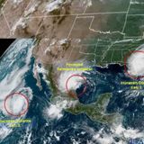 Tormenta tropical Fernand tocó tierra en Boca de Catán
