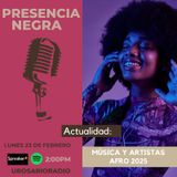 Música Afro y artistas 2025