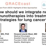 How should we integrate new immunotherapies into treatment strategies for lung cancer?