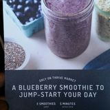 Blueberry Smoothie To Jump-start Your Day