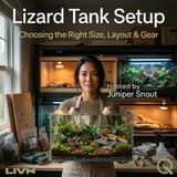 Lizard Tank Setup - Create the perfect home with Juniper Snout