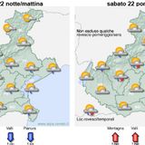 Previsioni 21-24 agosto: venerdì perturbato, sabato variabile, domenica schiarite
