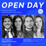 Open Day - Ingegneria Gestionale Triennale - Sara, Vittorio, Katia e Alberto