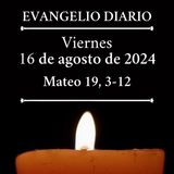 Evangelio del viernes 16 de agosto de 2024 (Mateo 19, 3-12)