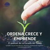 ep 113 con Ana Alarcón, Personal y Professional Organizer, y presidenta de ANPOP