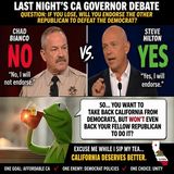 Gubernatorial Debate ~ A possible explantion for Sheriff Chad Bianco's Endorsement Response