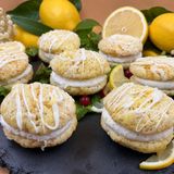 Biscotti al limone con crema al limone: friabili e cremosi