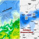 Previsioni 30 ottobre – 1 novembre: in arrivo aria fredda da Est
