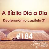 Curso Bíblico 184 - Deuteronômio Capítulo 31 - Adeus e morte de Moisés - Padre Juarez de Castro