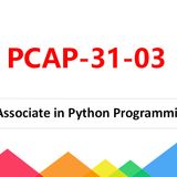 PCAP-31-03 Certified Associate in Python Programming Exam Dumps