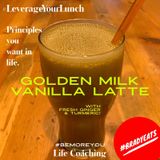 I budget for FOOD! Golden Milk Vanilla Latte #BradyEats