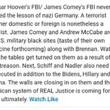 James Comey American Terrorist Within FBI Has Caused Untold Damage to America's Justice System and Intel Community Similar to Robert Hanssen