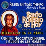 SANTO ROSARIO DE HOY, MIERCOLES 16 DE ABRIL 2025 🌹 MISTERIOS GLORIOSOS.🌹 Rezar en todo tiempo- Tiempo de Cuaresma