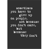 I Really Want To Stop Caring (but I simply don't know how to turn it off). Pt. 2