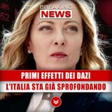 Primi Effetti Dei Dazi: L'Italia Sta Già Sprofondando!