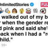 My MIL left my baby shower when the reveal showed pink