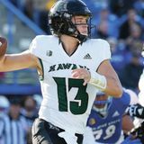 Brayden Schager Quaterback of The University of Hawaii