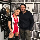 Dj Pup Dawg With Ally Brooke In Studio