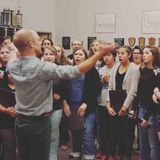 Luke Wyland of AU Discusses Project with Camas High School Choir (opbmusic)