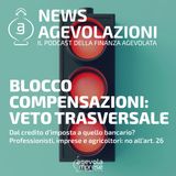Blocco compensazioni: veto trasversale