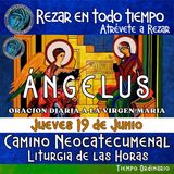ANGELUS DEL DIA DE HOY JUEVES 19 DE JUNIO 2025, 🙏ORACION A NUESTRA MADRE 🌹LA VIRGEN MARIA 🙏