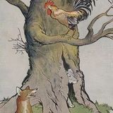 De Hond, de Haan en de Vos | Aesopus Fabels