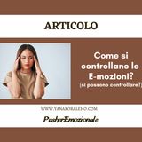 Articolo: Come si controllano le E-mozioni?