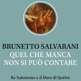 Brunetto Salvarani "Quel che manca non si può contare"