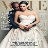 Kim Kardashian & Kanye West Cover Vogue as Bride & Groom