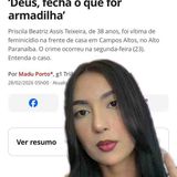 Precisamos falar sobre o que está acontecendo com as mulheres no Brasil. _truecrime _casoscriminais _casosreais _crimes _crimesreais