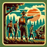 31 - Under Boy Scout Colors by Joseph Bushnell Ames
