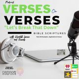 Episode 13 - Proverbs 3:5-6{Trust in The Lord Not You} Guest: Bae Hedgman| Verses On Verses: Let’s Break That Down