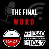 4-9-17 Aniello Piro joins The Final Word, talks Rockies bullpen during this impressive start
