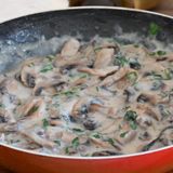Funghi in Padella Cremosi