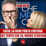 Fabio Fazio, Nuova Stagione Di Che Tempo Che Fa: La Nove Porta Fortuna?