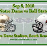 Irish Football Weekly: Notre Dame-Ball State Preview W/Tony Hunter