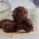 Muffin vegani al cioccolato senza zuccheri