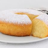 Ciambella all'acqua e olio, alta e soffice come una nuvola