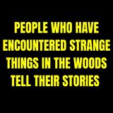 People who have encountered strange things in the woods tell their stories | Askreddit Scary