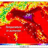 Previsioni meteo 9-11/06, temperature in aumento con sole prevalente e qualche piovasco