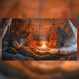 How Great Plains Tipis Stayed Warm in Winter Storms | Relaxing History for Sleep