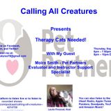 Calling All Creatures Presents Therapy Cats Needed!