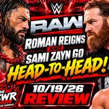 Roman Reigns Comes HEAD-to-HEAD with 946! WWE RAW 10/19/26 Post Show | The RCWR Show