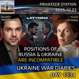 LTV Day 1334: Ukraine and Russia Have Incompatible Positions  - Latynina.tv - Alexey Arestovych