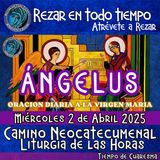 ANGELUS DE HOY MIERCOLES 2 DE ABRIL 2025, 🙏ORACION A NUESTRA MADRE 🌹LA VIRGEN MARIA 🙏. Rezar en todo tiempo